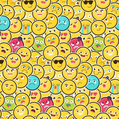 Picture of emojis together.